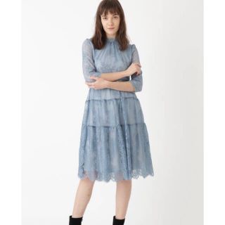 ジルスチュアート(JILLSTUART)のJILLSTUART white レニエワンピース(ひざ丈ワンピース)