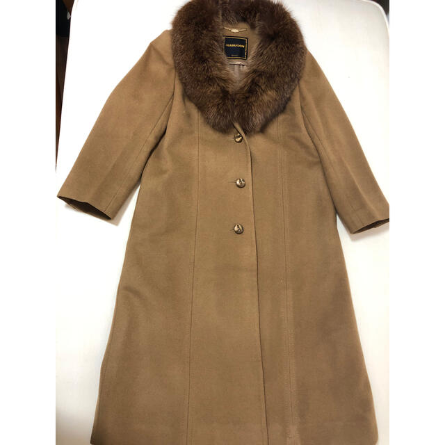 カシミヤロングコート レディースのジャケット/アウター(ロングコート)の商品写真