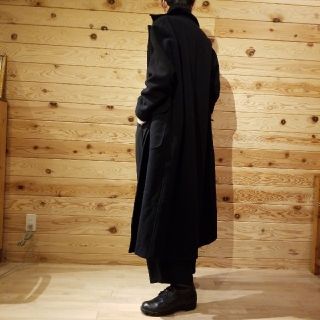 ヨウジヤマモト(Yohji Yamamoto)の確認用　LQ　メルトンロングコート(チェスターコート)