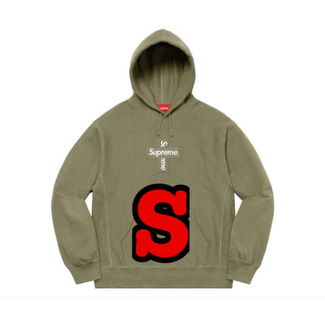 Supreme Cross Box Logo Hooded Sweatshirt