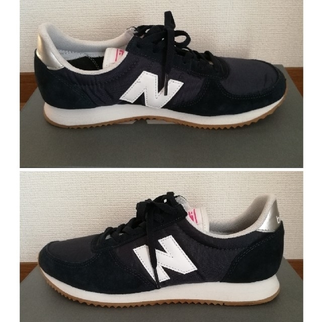 New Balance(ニューバランス)のNew Balance スニーカー WL220 CLD 23.5 ネイビー 箱無 レディースの靴/シューズ(スニーカー)の商品写真