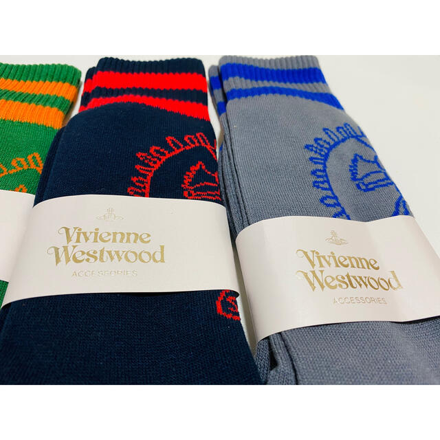 Vivienne Westwood(ヴィヴィアンウエストウッド)のヴィヴィアン　ウエストウッド　靴下　新品 メンズのレッグウェア(ソックス)の商品写真