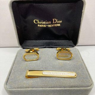 クリスチャンディオール(Christian Dior)の美品 クリスチャンディオール カフス ボタン ネクタイピン セット(カフリンクス)