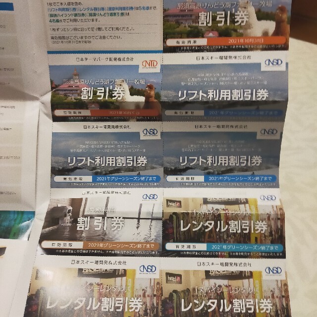 日本駐車場開発株主会社　株主優待券 チケットの優待券/割引券(その他)の商品写真