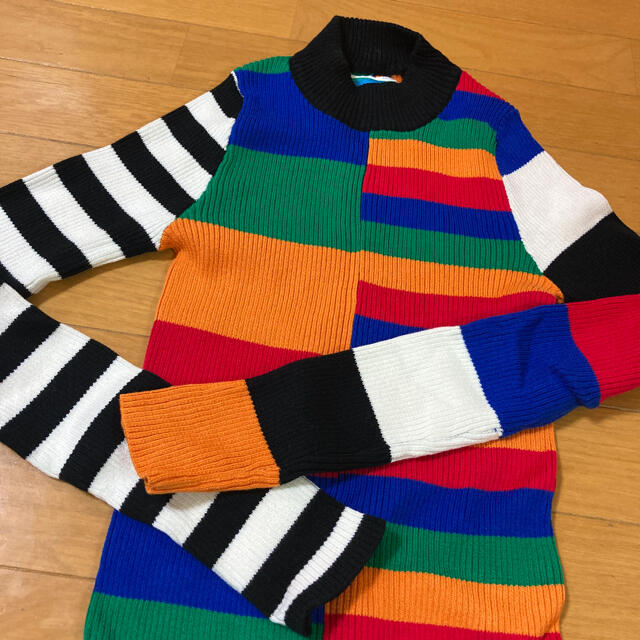 早い者勝ちセール！unif レインボーニット セーターレインボー