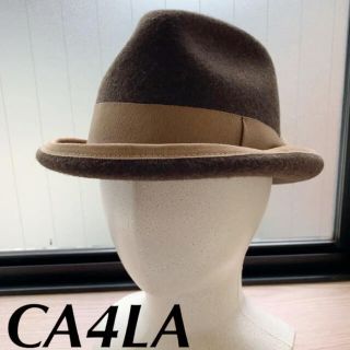 カシラ(CA4LA)の冬をスタイリッシュに！超美品‼︎ ca4laのウール中折れハット(ハット)