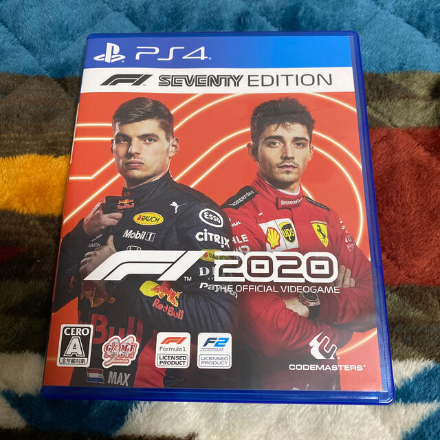 美品　特典コード有り　PS4 F1 2020 Seventy Edition