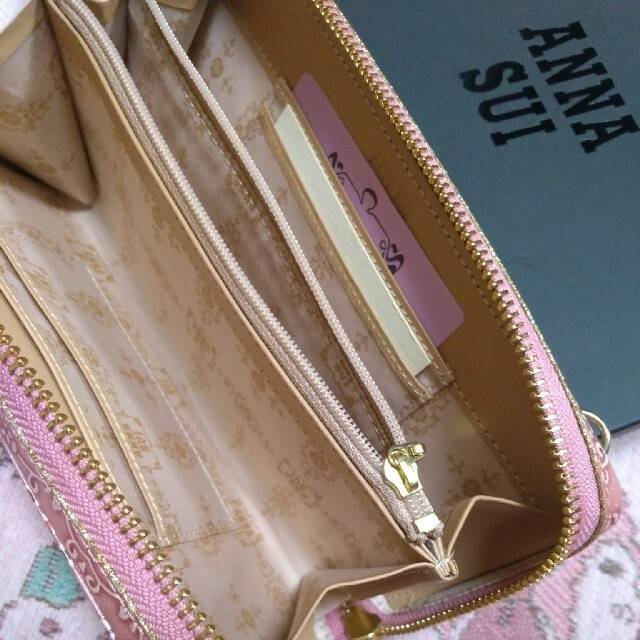 ANNA SUI(アナスイ)のアナスイ　ルーミー　長財布　お財布ショルダーバッグ　ピンク　新品 メンズのファッション小物(長財布)の商品写真