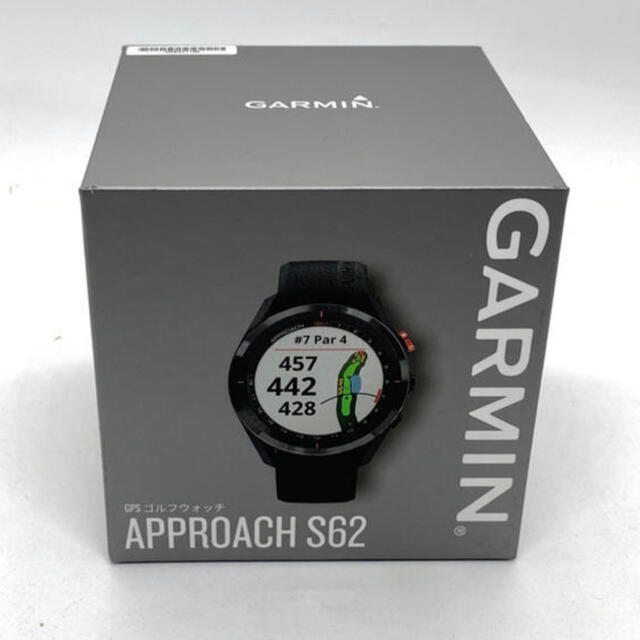 (新品) GARMIN ゴルフナビ GPS Approach S62ブラック