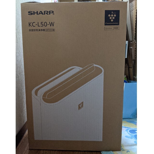 SHARP 加湿空気清浄機 KC-L50-W 新品・未開封