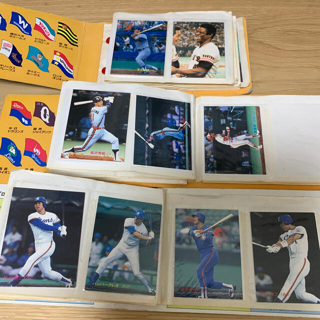 カルビープロ野球カード　８８年89年カードアルバム　カード約120枚