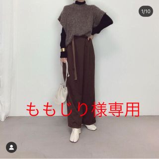 トゥデイフル(TODAYFUL)のcft ロールベルト スラックスパンツ(カジュアルパンツ)