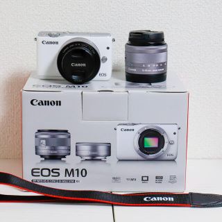 キヤノン(Canon)の【CHさん専用】EOS M10 ダブルレンズキット(ミラーレス一眼)