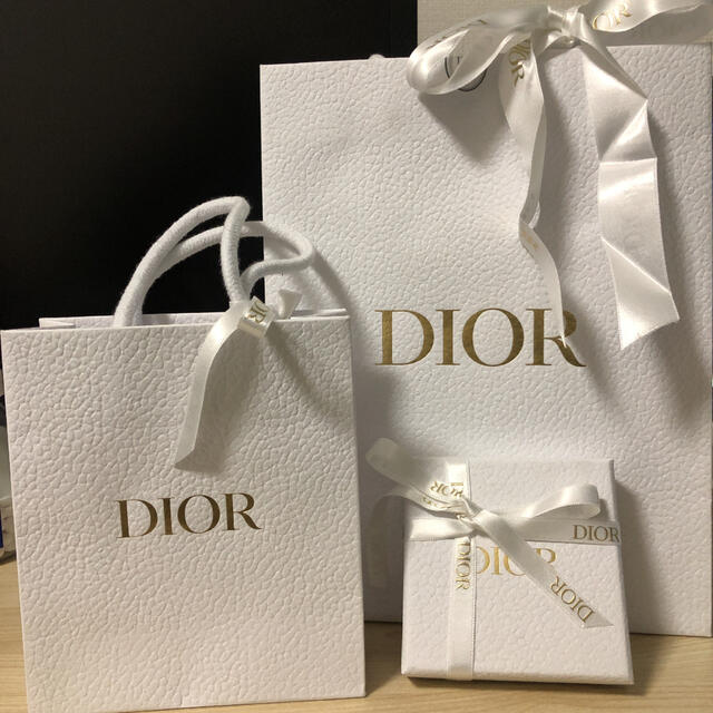 Christian Dior(クリスチャンディオール)のディオール　ショップ袋　3点セット レディースのバッグ(ショップ袋)の商品写真