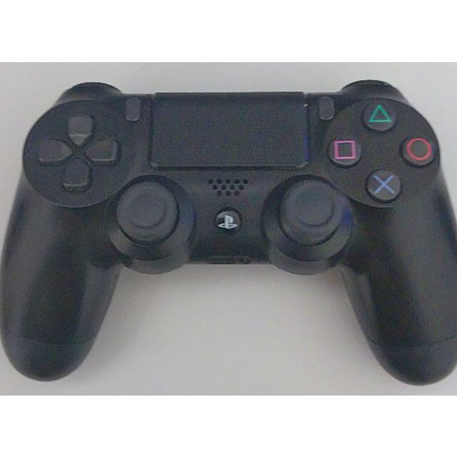 ★PS4コントローラー純正★DUALSHOCK4 ジェット・ブラック★整備品★