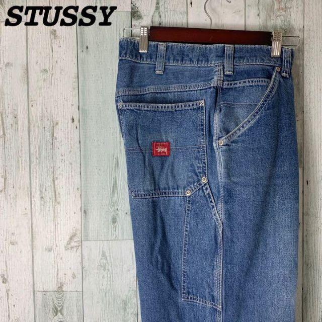 STUSSY(ステューシー)の【超希少⭐︎】【希少サイズ⭐︎】 ステューシー 90s オールド ペインター パ メンズのパンツ(デニム/ジーンズ)の商品写真