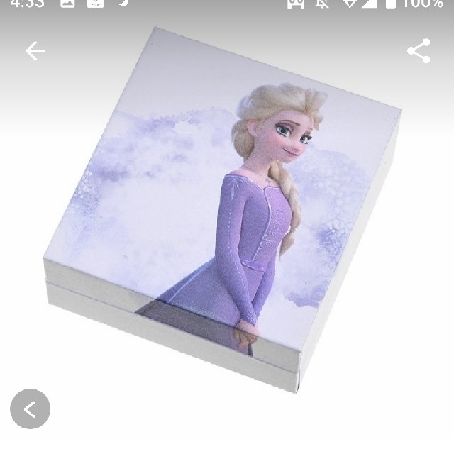 アナと雪の女王(アナトユキノジョオウ)のアナと雪の女王2  エレサイヤリング  オンライン売りきれ商品 レディースのアクセサリー(イヤリング)の商品写真