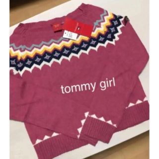 トミーガール(tommy girl)のtommy girl❤︎ホワイトニット(ニット/セーター)