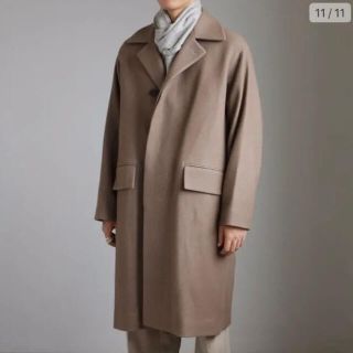 AURALEE WoolSilkMeltonSoutienCollarCoat(ステンカラーコート)