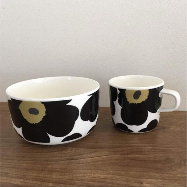 食器 marimekko マリメッコ ウニッコ ボウル&コーヒーカップ 新品