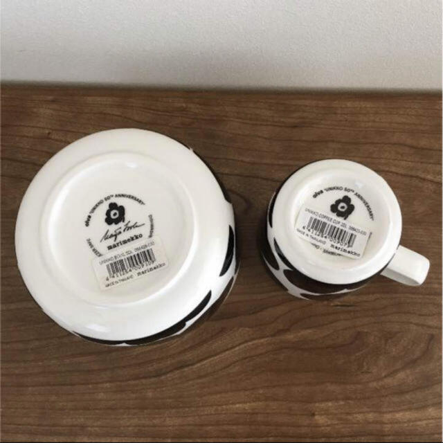 食器 marimekko マリメッコ ウニッコ ボウル&コーヒーカップ 新品