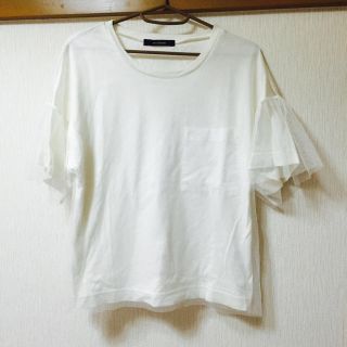 ダブルクローゼット(w closet)のチュール半袖(Tシャツ(半袖/袖なし))