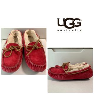 アグ(UGG)のUGG ダコタ　レッドスエード　モカシン(スリッポン/モカシン)