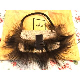 フェンディ(FENDI)のまるまる様専用　FENDI フェンディ　ホースファー　バケット　バッグ(ハンドバッグ)