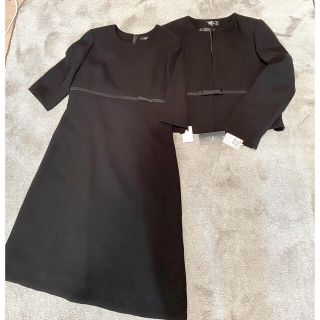 シマムラ(しまむら)のブラックフォーマル  アンサンブル 礼服 喪服 13号　タグ付き新品(礼服/喪服)