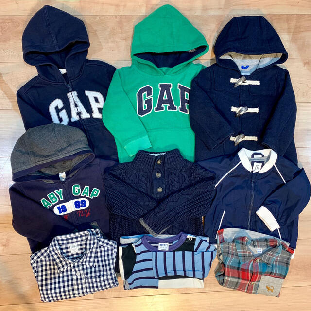 GAP(ギャップ)のGAP  キッズ　秋冬　男の子用　アウター入り　まとめ売り キッズ/ベビー/マタニティのキッズ服男の子用(90cm~)(その他)の商品写真