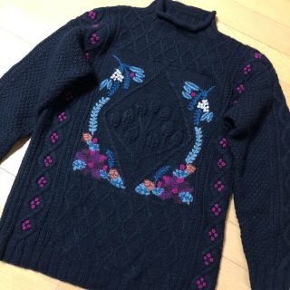 エルエルビーン(L.L.Bean)の▫️専用▫️   ヴィンテージ古着エルエルビーンLL.Bean フラワー刺繍(ニット/セーター)