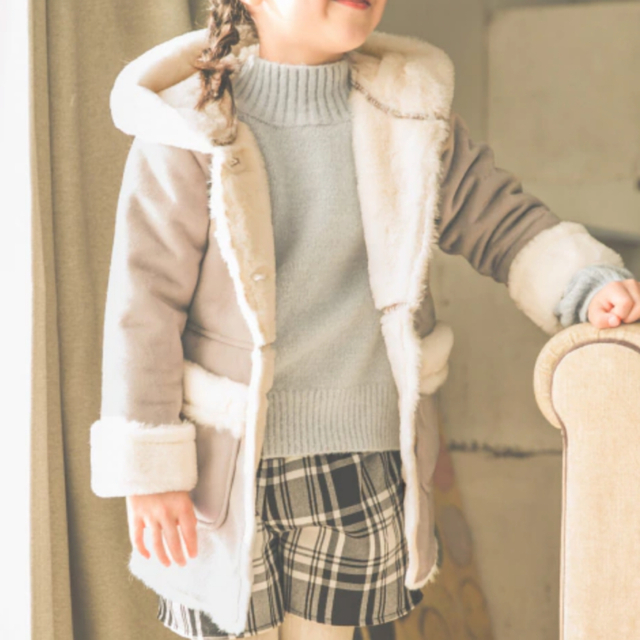 GLOBAL WORK(グローバルワーク)のムートン　コート キッズ/ベビー/マタニティのキッズ服男の子用(90cm~)(ジャケット/上着)の商品写真