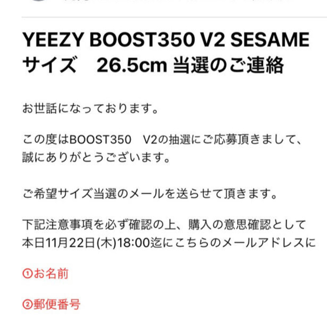 adidas Yeezy boost 350 V2 sesame  26.5靴/シューズ