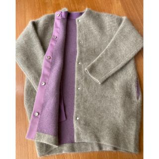 ELENDEEK エレンディーク ラクーン ミックスカーディガン