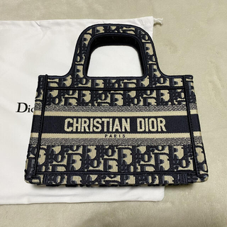 クリスチャンディオール(Christian Dior)の【正規品】ディオール DIOR BOOK TOTE ブックトート ミニバッグ(トートバッグ)