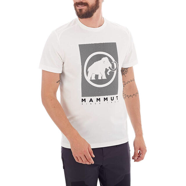 Mammut(マムート)のMAMMUT マムート 半袖Tシャツ トラバット ホワイト メンズL新品 メンズのトップス(Tシャツ/カットソー(半袖/袖なし))の商品写真