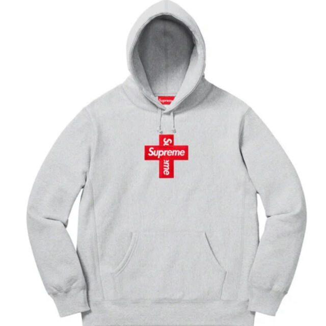 Supreme cross box logo hooded シュプリーム S