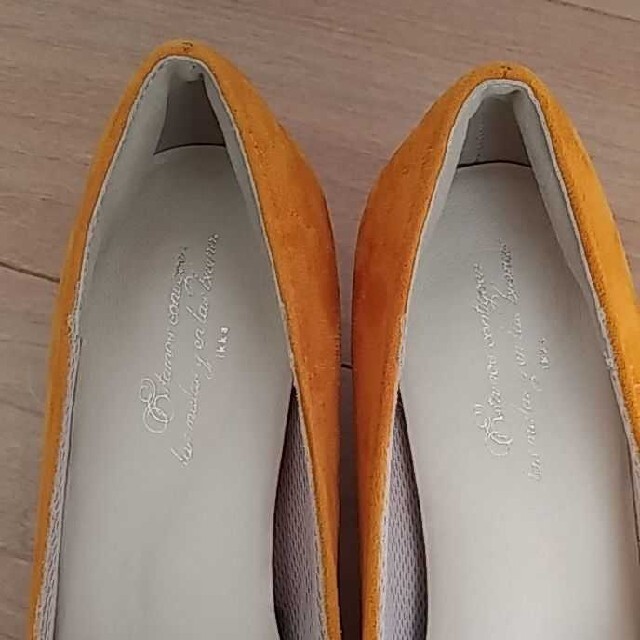 ikka(イッカ)のikka パンプス オレンジ レディースの靴/シューズ(ハイヒール/パンプス)の商品写真