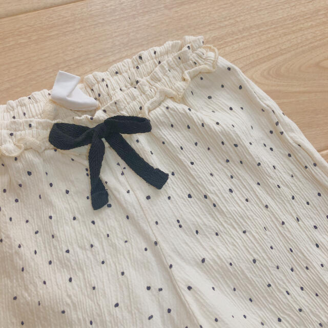 ZARA KIDS(ザラキッズ)のZARA baby ワイドパンツ ドット パンツ キッズ/ベビー/マタニティのキッズ服女の子用(90cm~)(パンツ/スパッツ)の商品写真