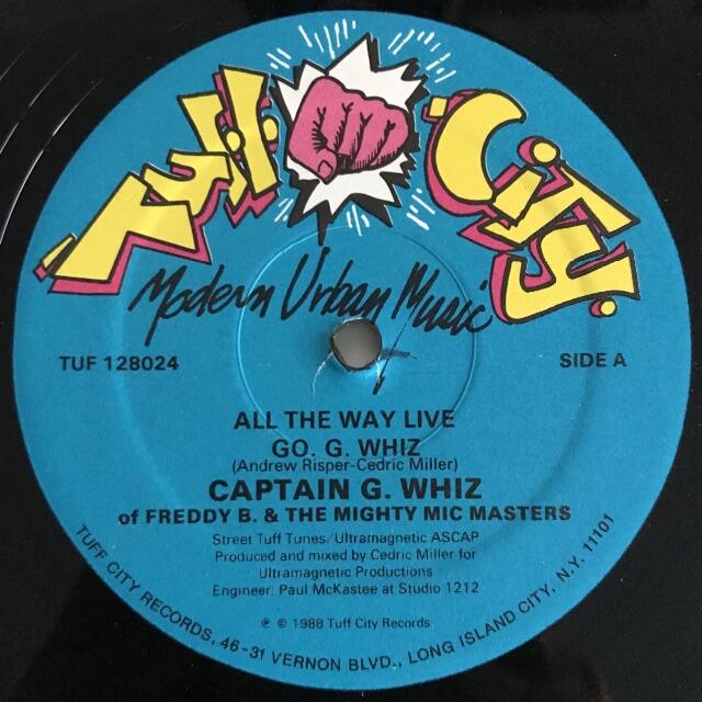 ヒップホップ+ラップ Captain G. Whiz - All The Way Live