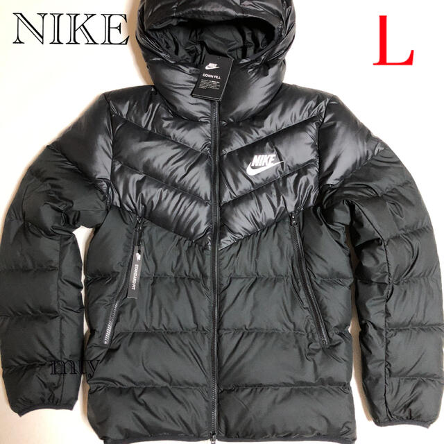 2021年レディースファッション福袋 NIKE - 新品☆NIKE ダウンジャケット　ブラック　Ｌサイズ ダウンジャケット