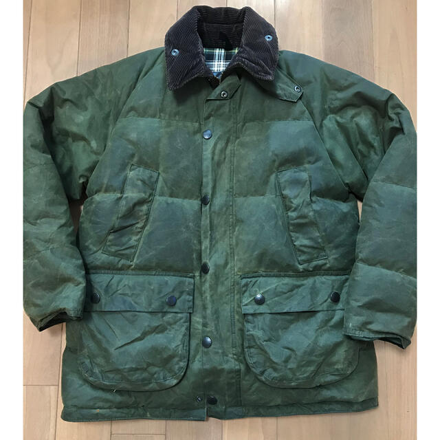 希少廃盤◎イギリス製　barbour  バブアー　ビデイル　オイルドダウン　S