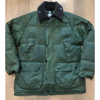 バーブァー(Barbour)の希少廃盤◎イギリス製　barbour  バブアー　ビデイル　オイルドダウン　S(ダウンジャケット)