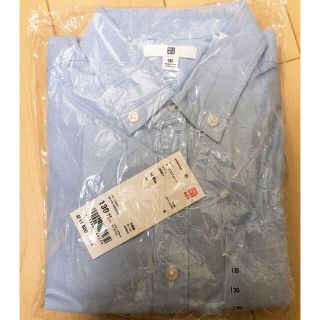 ユニクロ(UNIQLO)のUNIQLO キッズ　オックスフォードシャツ130(ブラウス)