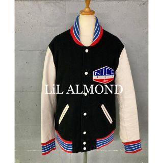 リルアーモンド(LIL ALMOND)のLiL ALMOND 袖革スタジャン！(スタジャン)