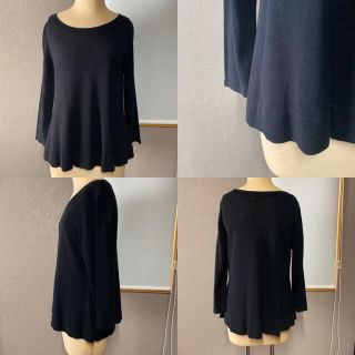 ルシェルブルー(LE CIEL BLEU)のルシェルブルー  LE CIEL BLEU ニットカットソー　美品(ニット/セーター)