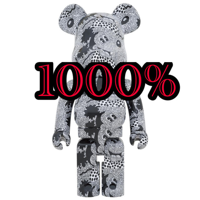BE@RBRICK Keith Haring Mickey Mouse 1000