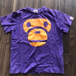 アベイシングエイプ(A BATHING APE)のBAPE milo faceキッズTシャツ(Tシャツ/カットソー)