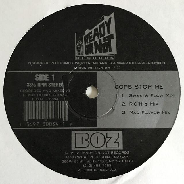 ヒップホップ+ラップ Boz - Cops Stop Me