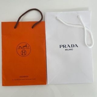 プラダ(PRADA)のエルメス　プラダ　ショップ袋2枚(ショップ袋)